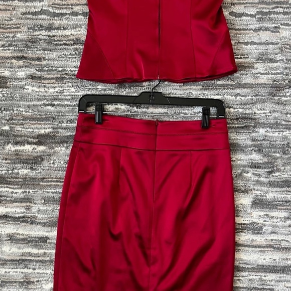 bebe Red Midi Dress - Picture 11 of 11